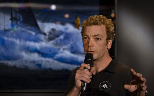 Nicolas embarque son public lors de la soirée d'ouverture du LH Forum 2021