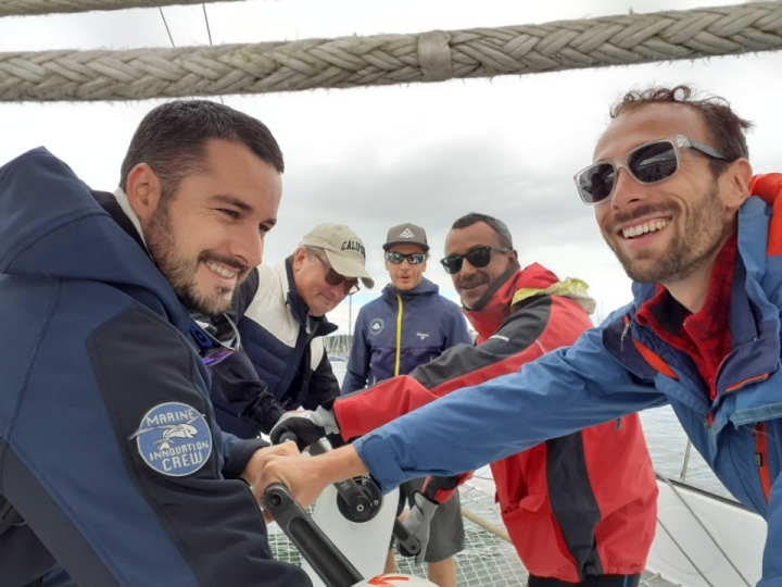 Navigation Entreprises sur un trimaran de course de 60 pieds avec Nicolas Boidevézi