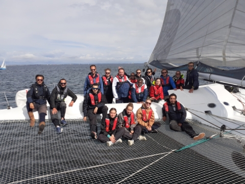 Navigation Entreprises sur un trimaran de course de 60 pieds avec Nicolas Boidevézi