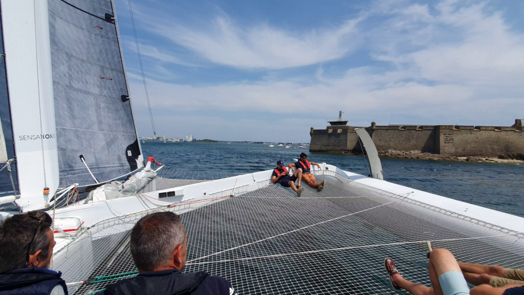 Navigation Entreprises sur un trimaran de course de 60 pieds avec Nicolas Boidevézi